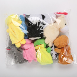 Muñeco <span class=keywords><strong>de</strong></span> juguete educativo para niños, 10 piezas en 1 Juego, marioneta <span class=keywords><strong>de</strong></span> dedo <span class=keywords><strong>de</strong></span> felpa <span class=keywords><strong>de</strong></span> animales pequeños - Product Image 6