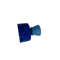 Bouchon à tirette double couleur bleu en plastique pour bouteille de liquide nettoyant