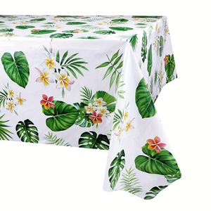 Hawaiian Luo Tablecloth Tropical Party Decor Is Perfect for a Hawaiia-themed Summer <b>Beach</b> Pool - Product Image 1