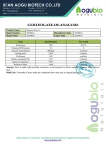 Top Quality 1 3-Butylene Glycol Cosmetic Raw Materials Butylene Glycol/1 3-Butylene Glycol CAS 107-88-0