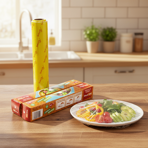 Pellicola Alimentare in PVC con Logo Personalizzato, Pellicola per Alimenti in Plastica 30cm X <span class=keywords><strong>200m</strong></span> - Product Image 2
