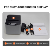Printer Thermal USB 80mm Kecepatan Tinggi untuk Sistem POS Printer Struk Komersial Ringkas & Tahan Lama 203DPI Garansi 1 Tahun Stok Tersedia