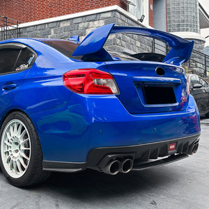 สปอยเลอร์หลัง Amp-Z สำหรับ Subaru WRX STI VA ปี 2015-2021 สีดำ Piano Black ลายคาร์บอนไฟเบอร์ ผิวด้าน สไตล์แต่งรถ - Product Image 2