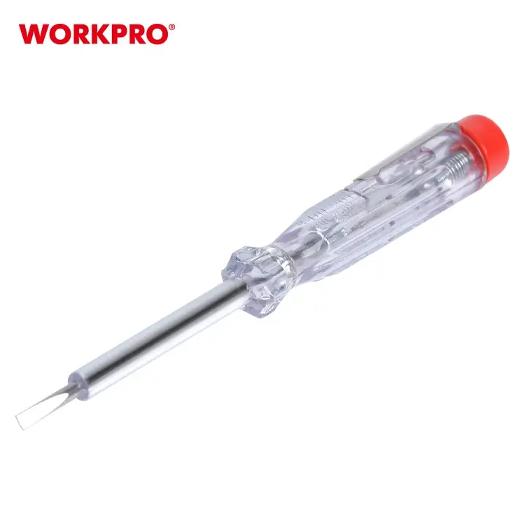 Workpro เครื่องทดสอบแรงดันไฟฟ้าปากกาทดสอบแรงดันไฟฟ้าไขควงปากกา