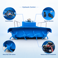15-daagse Biologische Afbraak Aquatische Onkruid Shredder Boot Drijvende Plant Crusher Machine Voor Waterhyacint/Kroos Verwijderen