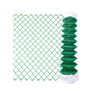 Clôture en treillis métallique vert enduit de PVC, hauteur 1,5 m, rouleau de 20 m, maille de 60 mm pour clôtures de dépôts ferroviaires et travaux d'aménagement de zones de stockage de trains - Product Image 6