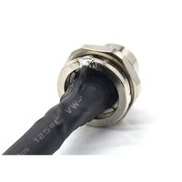 Personalizado OEM AISG 16 pin socket macho hembra cable eléctrico M16 conector circular