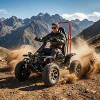 Scooter électrique à 4 roues, puissant, tout-terrain, quadricycle motorisé, 6000W, robuste, sport, extérieur, tout terrain, haute vitesse