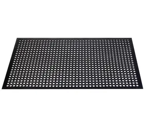 Tapis en caoutchouc creux antidérapant, 1 pièce, résistant, à la cuisine, anti-fatigue