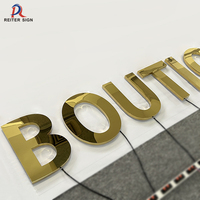 Enseigne murale LED extérieure personnalisée, lettres 3D pour la publicité des entreprises, étanche IP65, enseigne commerciale rétroéclairée