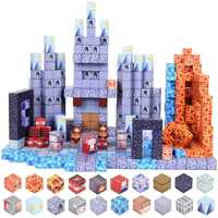 Bloques de Construcción Magnéticos de Plástico Personalizables de 2CM, Dimensiones 2x2x2cm. No dude en proporcionar su diseño para la impresión directa.