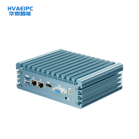 Nuevo Mini PC Industrial para Juegos HVAEIPC HW-N460 Sin Ventilador, Intel Core I7 de Doble Núcleo, 4GB DDR3, SSD, Linux/Ubuntu/Windows OS, Potente