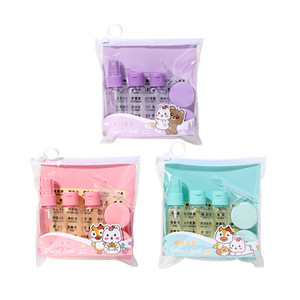 ชุดผลิตภัณฑ์ดูแลผิวสำหรับเดินทาง LMLTOP 8 ชิ้น ขวดรีฟิลขนาด 50 มล. พร้อมหัวฉีดสเปรย์สำหรับดูแลผิวกาย รุ่น SY768 - Product Image 1