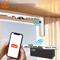 Automatisation intelligente Zwave avec rail de rideau électrique et moteur de rideau télécommandé et rail de draperie pour maison intelligente