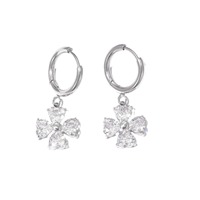 Nouvelle tendance fleur boucles d'oreilles mode douce lumière luxe design tempérament sens de la personnalité fleur boucle d'oreille accessoires rétro