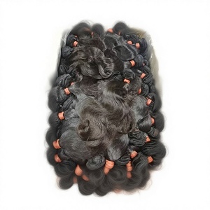 LATEST TRENDY <b>RUSSIAN</b> STRAIGHT HAIR EXTENSION RICH LOOK RAW HAIR BUNDLES HAND TIED TANGLE FREE SEAMLESS LONG HAIR - Product Image 1