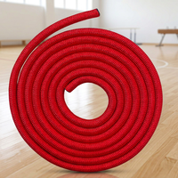 Haute qualité pas cher prix en gros formation de danse professionnelle bleu rose gymnastique rythmique corde d'art en nylon