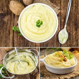 Presse-purée manuelle en acier inoxydable pour la cuisine avec 3 disques de réglage de la finesse, presse-purée à pommes de terre - Product Image 5