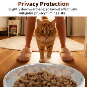 Distributeur automatique de nourriture pour animaux de compagnie Gaby avec caméra HD, nouveau distributeur de nourriture pliable grande capacité pour chats et chiens - Product Image 3