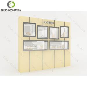 Meuble de présentation de bijoux moderne avec porte vitrée, vitrine en bois pour bijouterie - Product Image 6