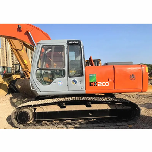 Stock disponible d'excavatrices sur chenilles Hitachi ZX200 d'occasion, pièces complètes fonctionnelles, excavatrice Hitachi ZX200 avec rapport d'inspection. - Product Image 3