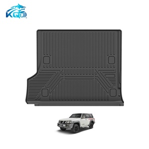 Tapis de coffre pour NISSAN PATROL Y61 1997-2022, tapis de sol de voiture 5D en TPE, tapis de sol de voiture, tapis de coffre - Product Image 1