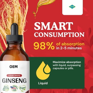 Özel etiket kore kırmızı <span class=keywords><strong>Ginseng</strong></span> tozu <span class=keywords><strong>Ginseng</strong></span> kore kırmızı Panax <span class=keywords><strong>Ginseng</strong></span> sıvı damla sağlıklı enerji destekler, Vita - Product Image 2