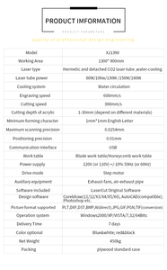 180W Co2 Laser/1390 Máy Cắt Laser/Máy Cắt Và Khắc Laser - Product Image 3