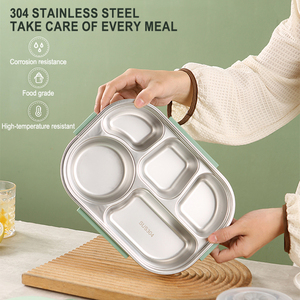 Boîte à bento pour employés de bureau Offre Spéciale Boîte à <span class=keywords><strong>lunch</strong></span> en métal <span class=keywords><strong>thermos</strong></span> personnalisée Boîte de rangement des aliments portable multivolume - Product Image 2