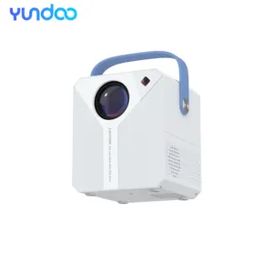 YUNDOO 2023 New Factory 4K HD USB Cinema Theater Beamer Multimedia Projector Game Mini Portable Home LED LCD Pocket Projector