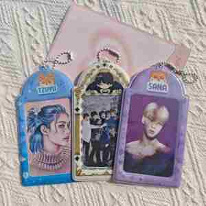 Customized Design Card Holders Korea Fashion PVC Card Cover Photo Case Kpop Photocard Collect Holder for Credit Cards - Product Image 1