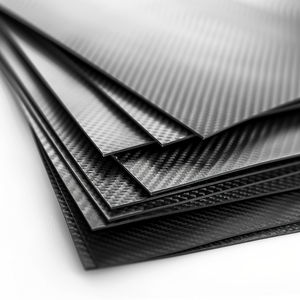 Lámina de Fibra de Carbono de 1mm <span class=keywords><strong>2mm</strong></span> 3mm de Espesor, Placa de Carbono 3K para Uso Deportivo e Industrial, Lámina de Fibra de Carbono Ligera - Product Image 2