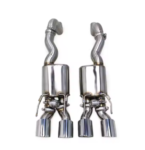 Diseño <span class=keywords><strong>CARLET</strong></span> para tubos de escape SS304 para Chevrolet Corvette C6 V8 6.2L 2009-2013 sistema de escape de válvula de coche deportivo de carreras - Product Image 1