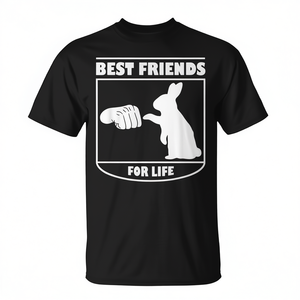 T-shirt Lapin Mignon « Amis à vie » pour Articles Promotionnels - Product Image 2