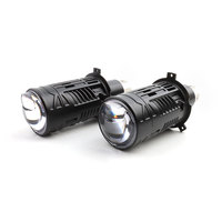 Mini ampoule de projecteur LED H4 140W 7000LM, kit de conversion de phare automobile, haute luminosité, branchement direct, lentille LED