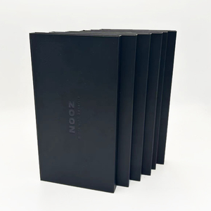 Fashionable Matt Black Rigid Boxes Manufacture Custom UV Embossed Logo Luxury <b>Clothes</b> Boutique Shopping Rigid Magnetic Gift Box - Product Image 5