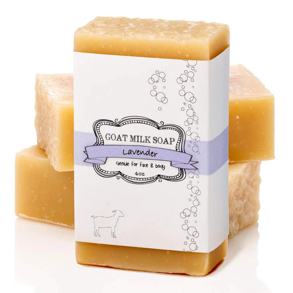 New arrival private label handmade soap lavender private label organic and pure natural wholesale goat milk soap