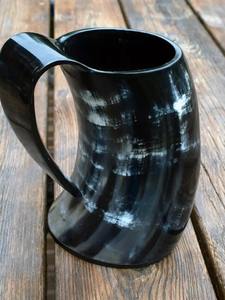 Most Selling Custom Natural Horn Mug Handcrafted Polished Finish for Decorative Use Available at Good Price - Product Image 3