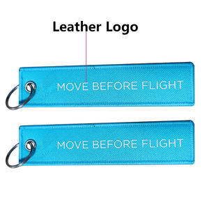Özel bisiklet araba motosiklet havacılık anahtarlık aksesuarları kumaş nakış 'flight' anahtarlıklar işlemeli Jet etiketleri - Product Image 4