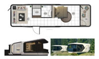 Capsule spatiale en acier, directement de l'usine, cabine préfabriquée portable, installation rapide en module pour opérateurs de complexes hôteliers, chambre d'hôtes, atelier