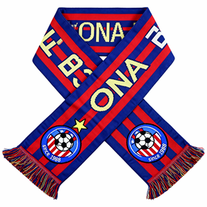 批发定制足球助威用品球迷国旗流苏围巾西班牙国旗围巾 - Product Image 1