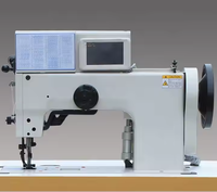 CP204-106 machine à coudre industrielle informatisée à double aiguille robuste pour le cuir avec couture en zig à fil épais