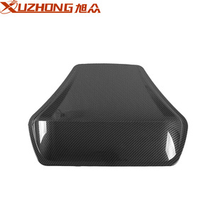 Couverture de ventilation de capot en fibre de carbone Xuzhong noire pour Honda Civic 2016-2021 - Product Image 4
