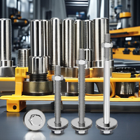 Top vente de haute qualité CNC usinage en acier métal prix compétitif boulons hexagonaux vis et écrous matériau en fer