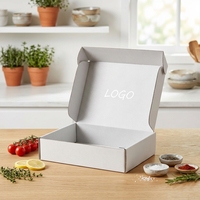 Boîte d'expédition pour vêtements en carton gris personnalisée avec votre logo – Offre spéciale