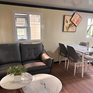 Lớn container Modular <span class=keywords><strong>log</strong></span> cabin Xây Dựng Bộ dụng cụ 4 phòng ngủ prefab <span class=keywords><strong>Home</strong></span> Granny phẳng tiêu chuẩn cho khách sạn biệt thự Viên Nang Nhà - Product Image 5