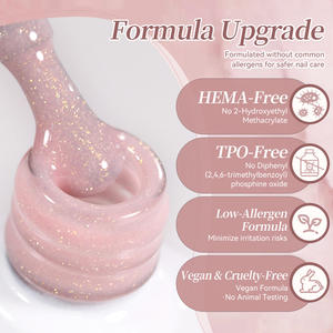 Esmalte de Gel con Brillo Natural Rosa Nude BORN PRETTY, Esmalte de Gel Brillante Elegante Francés UV para Decoración de Uñas, Manicura DIY para Salón - Product Image 6