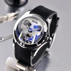 Reloj de Pulsera Deportivo Dectop 2025, Nuevo Modelo con Tourbillon, Cristal de Burbuja, Esqueleto Automático, Caja Grande de Metal, Correa Acrílica para Hombre - Product Image 3