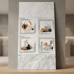 Azulejos de Pared de Cerámica Brillante de 300x600 mm con Textura de Ladrillo para Baño, Pasillo y Uso en Exteriores - Superficie Antideslizante - Product Image 5