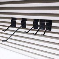 Hxjh-mech — barre simple pour suspension murale, différentes tailles, stockage facile des crochets pour exposer les bijoux au supermarché